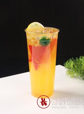 仿真绿茶奶茶饮品模型果茶柠檬茶饮料冰沙杯模具金桔水果茶道具
