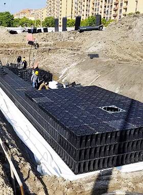 pp模块雨水收集社区智能地埋式组合式水池蓄水系统水箱