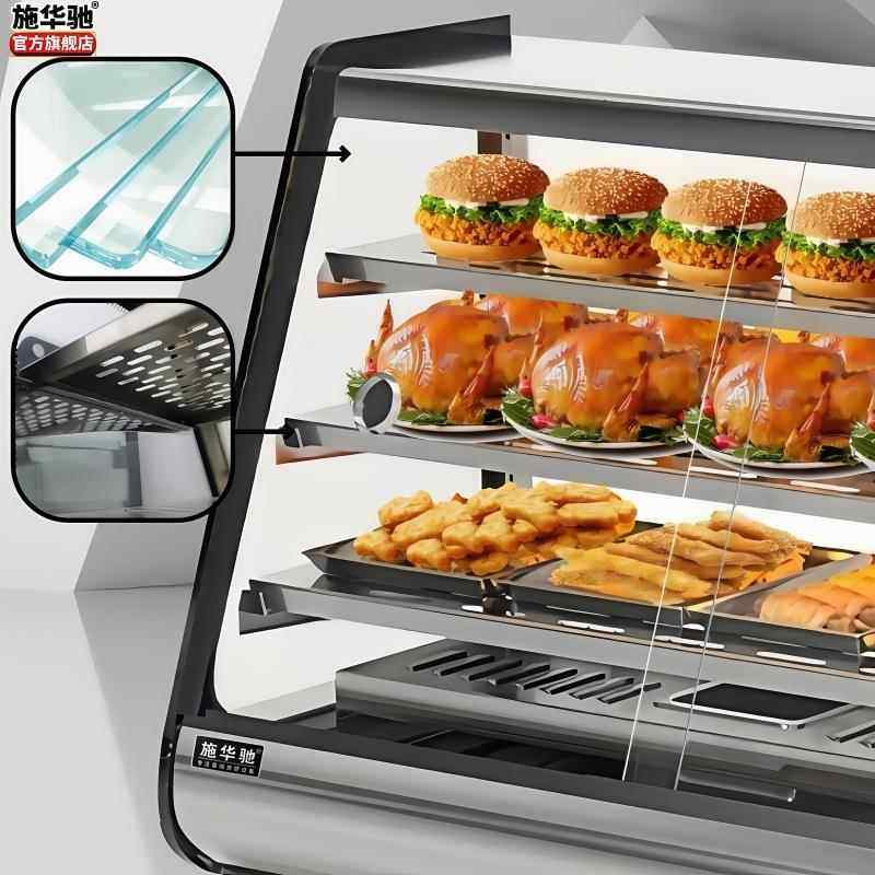 商用保温柜炸鸡展示柜加热恒温柜台式汉堡蛋挞馅饼油条食品保温箱,淘宝优惠券,粉丝福利购,淘宝优惠卷