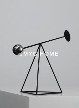 现BJ1927简约抽代板象艺术件样间客厅电视摆柜酒柜书房小众家居软