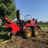 Crawler rotary cultivator ride-on four-wheel multi-function micro cultivator greenhouse orchard mountain hilly paddy field trenching