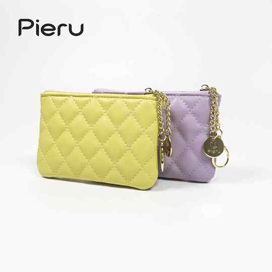 Korean style new coin purse multifunctional textured zipper small purse women's cosmetics storage bag