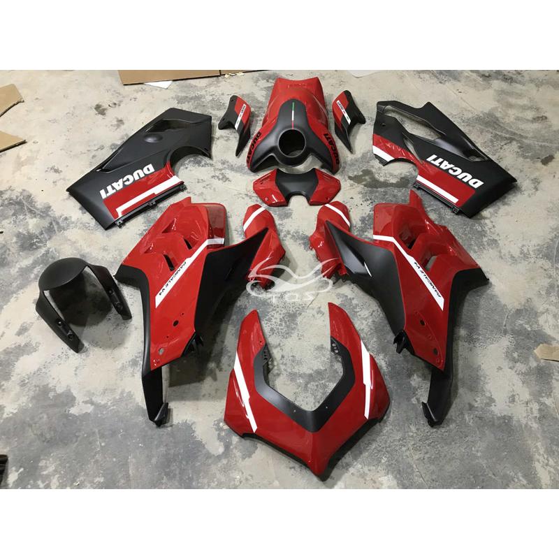 碳纤维碳骑 适用杜卡迪V4/S 改装碳纤维挡泥板龙骨油箱侧盖全车 - 图0