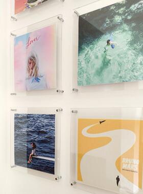 压克力板装饰画电影海报挂画卧室墙面可更换玄关来图定做定制壁画