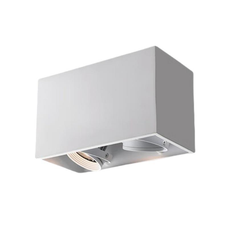 Yudao surface-mounted double-head spotlight living room anti-glare smart dimming color-less main light bold light conjoined downlight cob