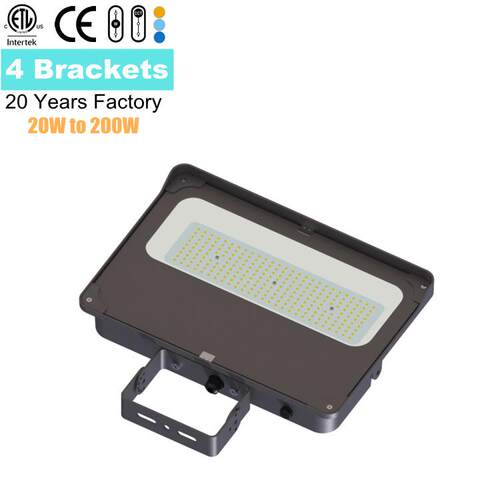 F跨境电商led投光灯超薄投射灯40w50w60w泛光灯York/trunnion支架 - 图3