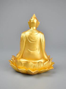 我奥慈悲佛像 车载主机壳鱼缸造景摆件 迪迦佛创意生日礼物模型模