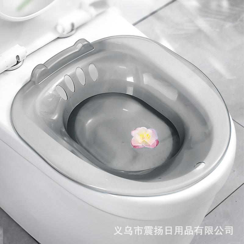 坐浴盆女士专用私处马桶盆孕妇产妇月子盆可折叠马桶洗屁股盆 - 图3