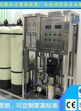 厂家直销1吨RO反渗透设备工业去离子水过滤器小型全自动纯水设备