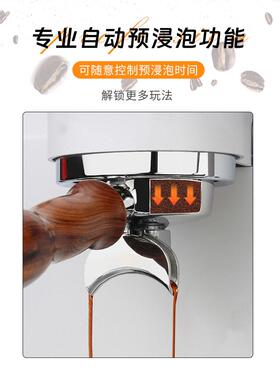 查实米商用咖啡机双锅炉PID温控半自动咖啡机咖啡店商用咖啡机