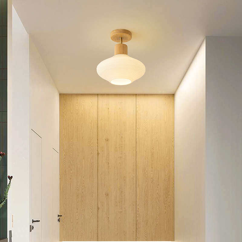 原木风走廊过道灯简约入户玄关吸顶灯北欧创意门厅衣帽间阳台灯具,淘宝优惠券,粉丝福利购,淘宝优惠卷