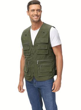 L 84764 Men's multi pocket outdoor fishing vest 士多口袋户