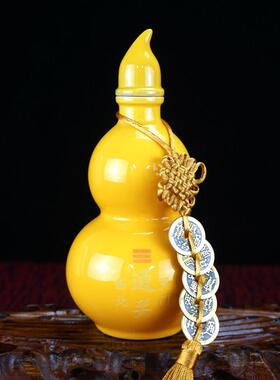 厨房西北通关陶瓷葫芦摆件干 干卦补角葫芦火烧天门客厅玄关酒柜