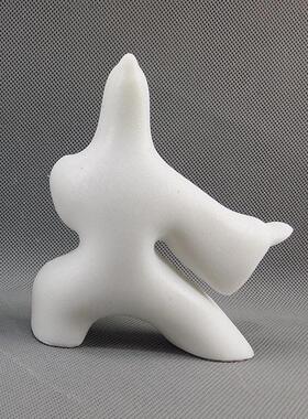 现代新中式禅意家居树脂玄关白色太极人物摆件工艺品软装饰品摆设