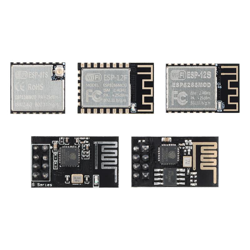 ESP-01S/07S/12F/12E/12S_ESP8266无线串口转WiFi模块ESP8285模组 - 图0