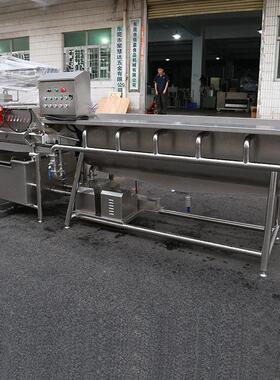 蔬菜涡流清洗加工线全自动海鲜材清洗机净菜加工水循环过滤清洗