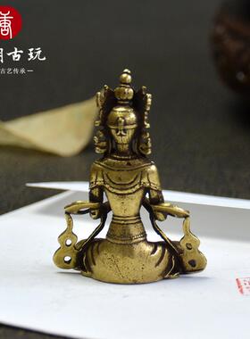 纯铜佛像神像小佛像随身佛像寸佛观音度母像古法精铸纯铜复古铜器