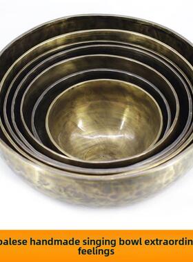 尼泊尔手工唱碗瑜伽冥想冥想碗佛音碗声音铜碗铜出海狼星碗声音碗