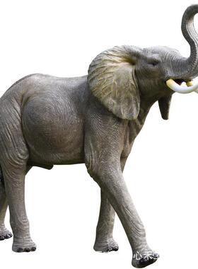 大型仿真动物大象摆件公园庭院酒店公司园林景观大厂家工艺品