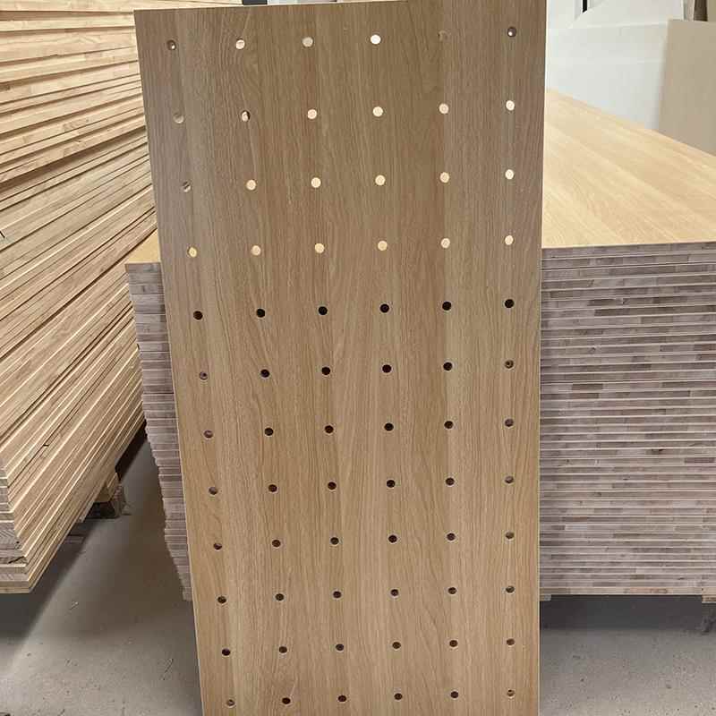 Solid wood hole board custom storage rack wall storage rack entrance decorative hanging rack partition display rack storage rack