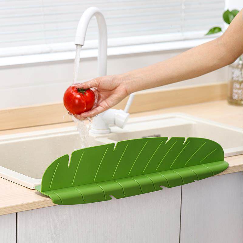 厨房挡水板水槽洗碗盆水池防溅水板台面吸盘式洗手台洗菜盆防水条,淘宝优惠券,粉丝福利购,淘宝优惠卷