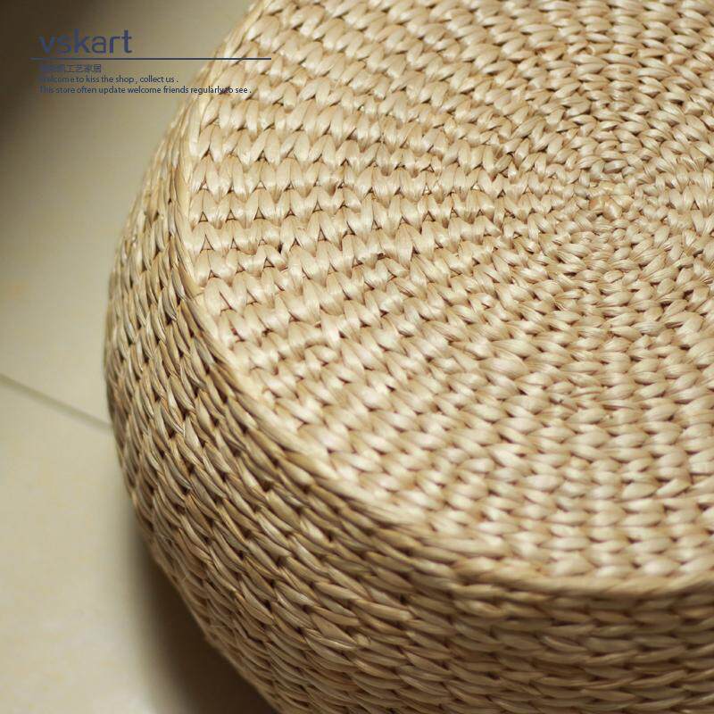 Tatami seat cushion Mingxuan straw futon Zen mat Tatami pure cotton bay window blanket non-slip mat
