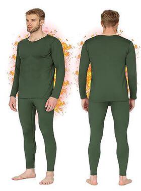 Men's skiing warm hunting equipment with fleece lining