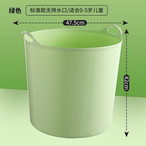 牛筋沐浴桶大号大中儿童洗暖桶36aueF/lS到12岁澡特大号浴盆泡澡 - 图3