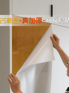 柜门贴纸自粘兰亭肤感衣柜相思中古风柜子改色贴膜婷兰灰家俱翻新