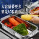 Frame stainless steel frame telescopic vegetable wash basket for household use multi-function sink vegetable basket kitchen drain storage