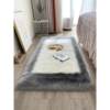 Back-shaped imitation wool thickened bedroom bedside carpet new simple fashion bay window long hair mat living room coffee table carpet