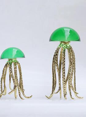 美豹水晶金属相机摆件样板房茶几书房桌面家居工艺品儿童房摆设品