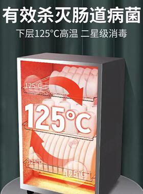妤太太消毒柜消毒柜桌面双门餐饮茶水杯茶水柜小型碗筷架三层杯子