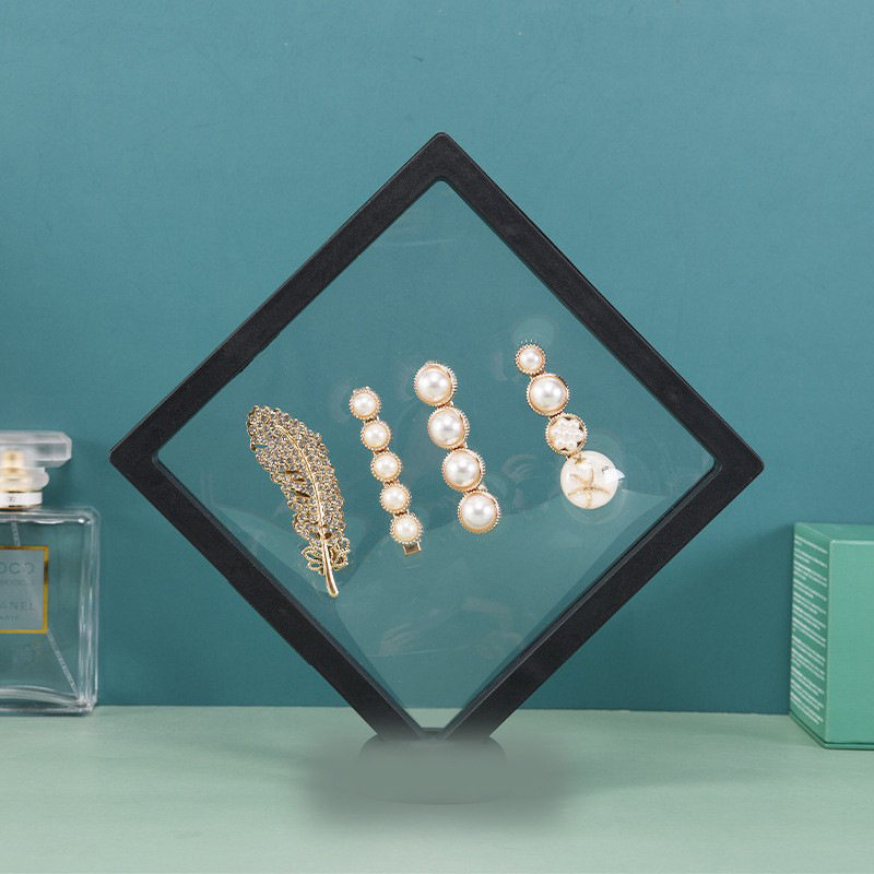 【可代发用】专业高档饰品悬浮盒PE薄膜包塑胶首饰珠宝包装礼盒,淘宝优惠券,粉丝福利购,淘宝优惠卷