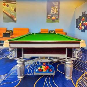 乔氏台球桌标准型中式黑八家用商用大学城桌球台比赛桌球钢库球台