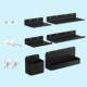 Hole board accessories porch wall partition shelf desk storage board side panel hole board LYJ