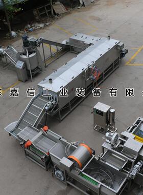 MAGA-102厂家供应 玉 米清洗漂烫却烘加冷干线黄秋葵漂烫机热食品