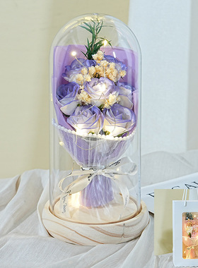 康乃馨满天星礼物玫瑰餐桌花艺
