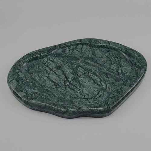 米黄洞天然大理石云朵托盘设计摆件家居珠宝首饰收纳盘装饰饰盘 - 图0