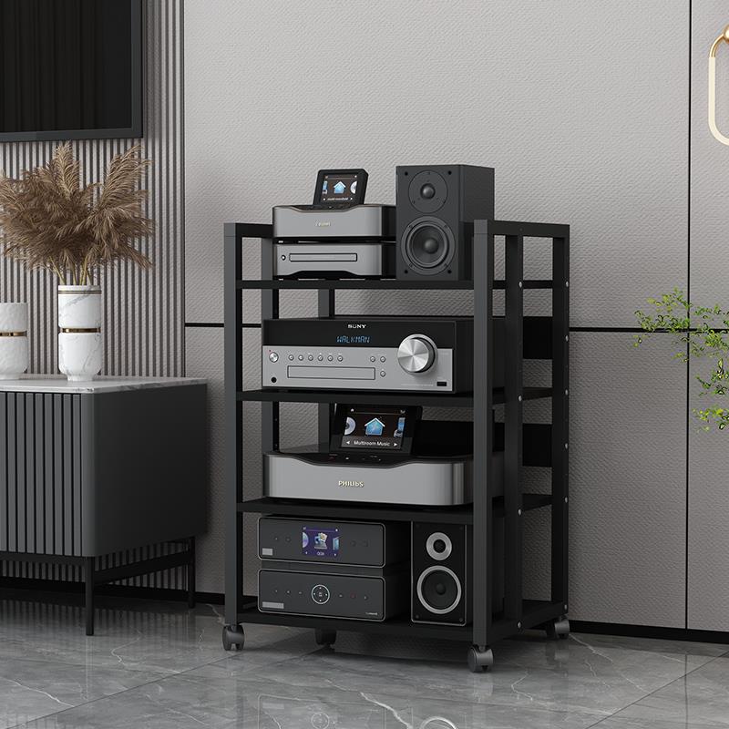 Fremi amplifier rack bile rack multi-layer adjustable fever HiFi equipment mobile audio and video equipment amplifier cabinet bed sheet pull cart