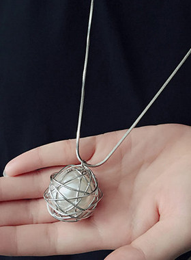 水滴项链西米翡翠复古文艺项链