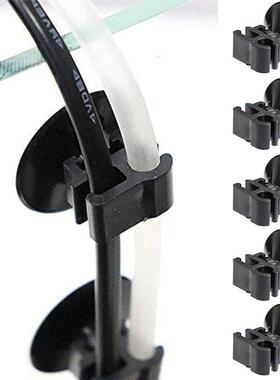 5Pcs Aquarium Suction Cup Clip Fish Tank Oxygen Tube Hose Pu