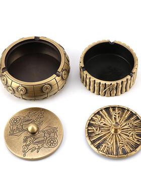 烟灰缸铜灰象棋烟灰缸铜103铜竹烟节缸