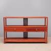 Need to customize rosewood desktop blog rack shelf storage rack red rosewood display rack teapot tea set solid wood storage