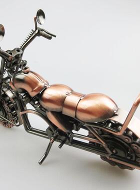 摩托车工艺品装饰品铁艺装饰摆件
