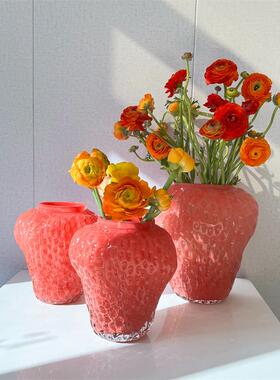 正品室用内家创意莓花瓶玻居璃花器鲜花插花客厅简约桌面水草培家
