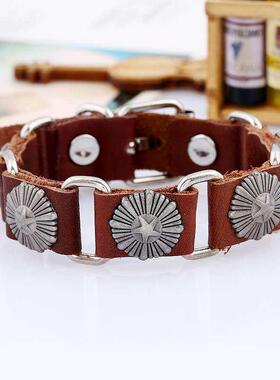 Jewelry link cowhide Brlet personality tend Steet men