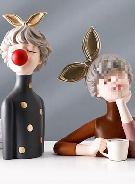 饰泡泡孩电视酒柜摆件家装品客厅10247005轻女奢玄关小简约现居代