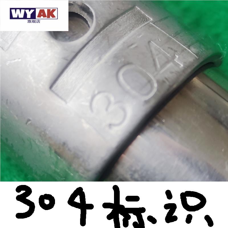 六分管连接件304不锈钢管接头镀锌管25mm32mm1寸管晾衣架配件接头-图0