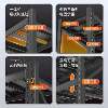 Heavy-duty shelves warehouse storage rack multi-layer storage rack with hole plate side hardware tool rack placement storage rack